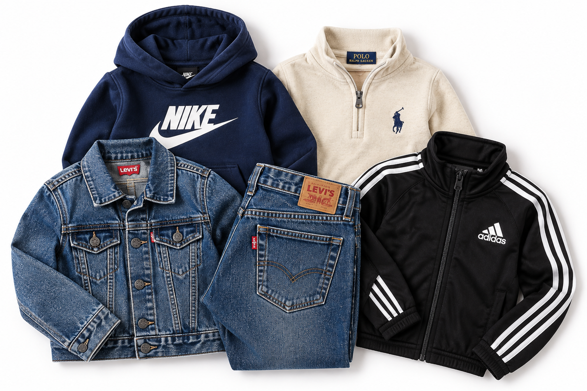 5-Piece Kids Branded Clothing Bundle A/B Grade