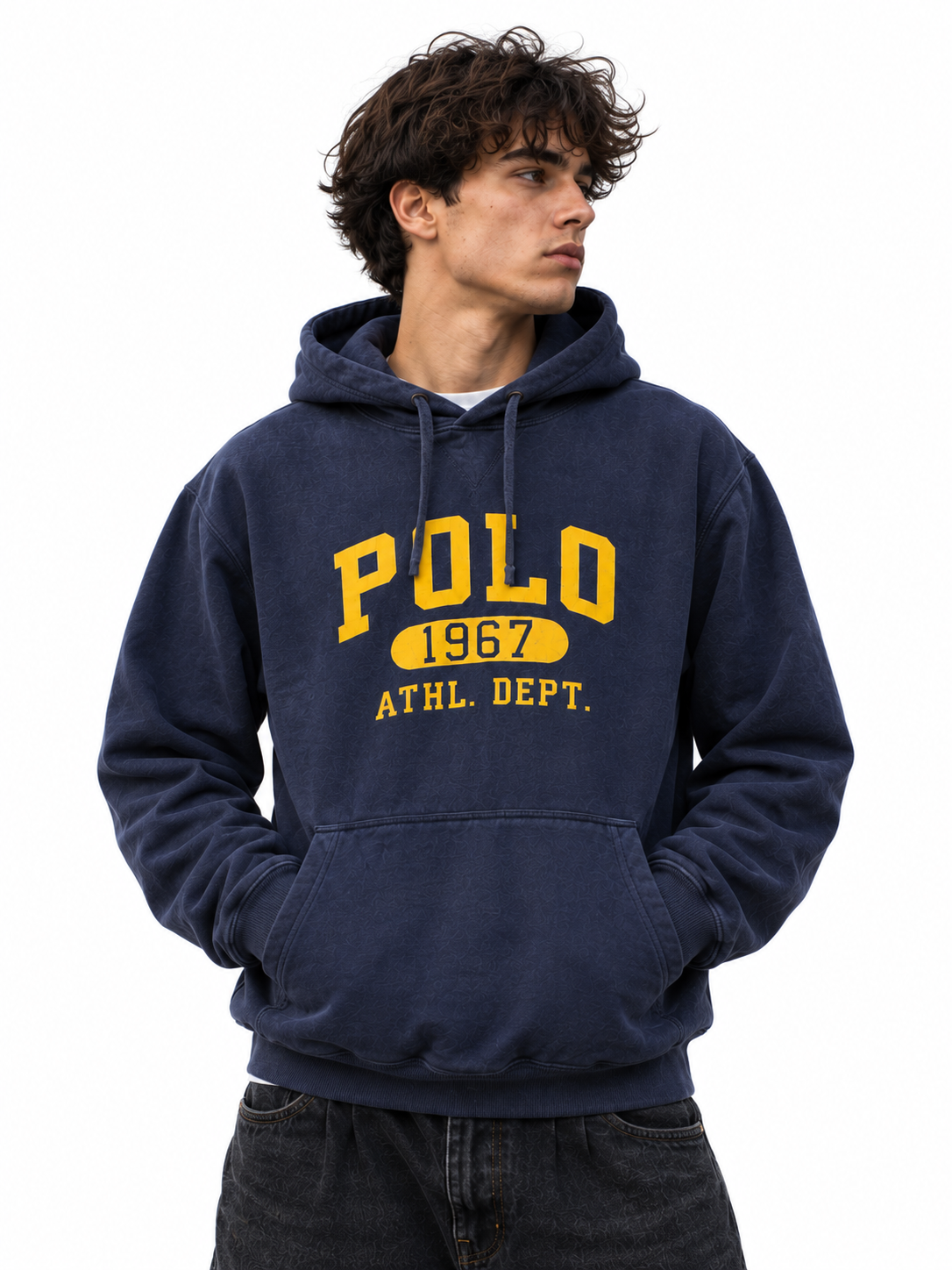 Vintage Polo Ralph Lauren 1967 Navy Hoodie – Size M