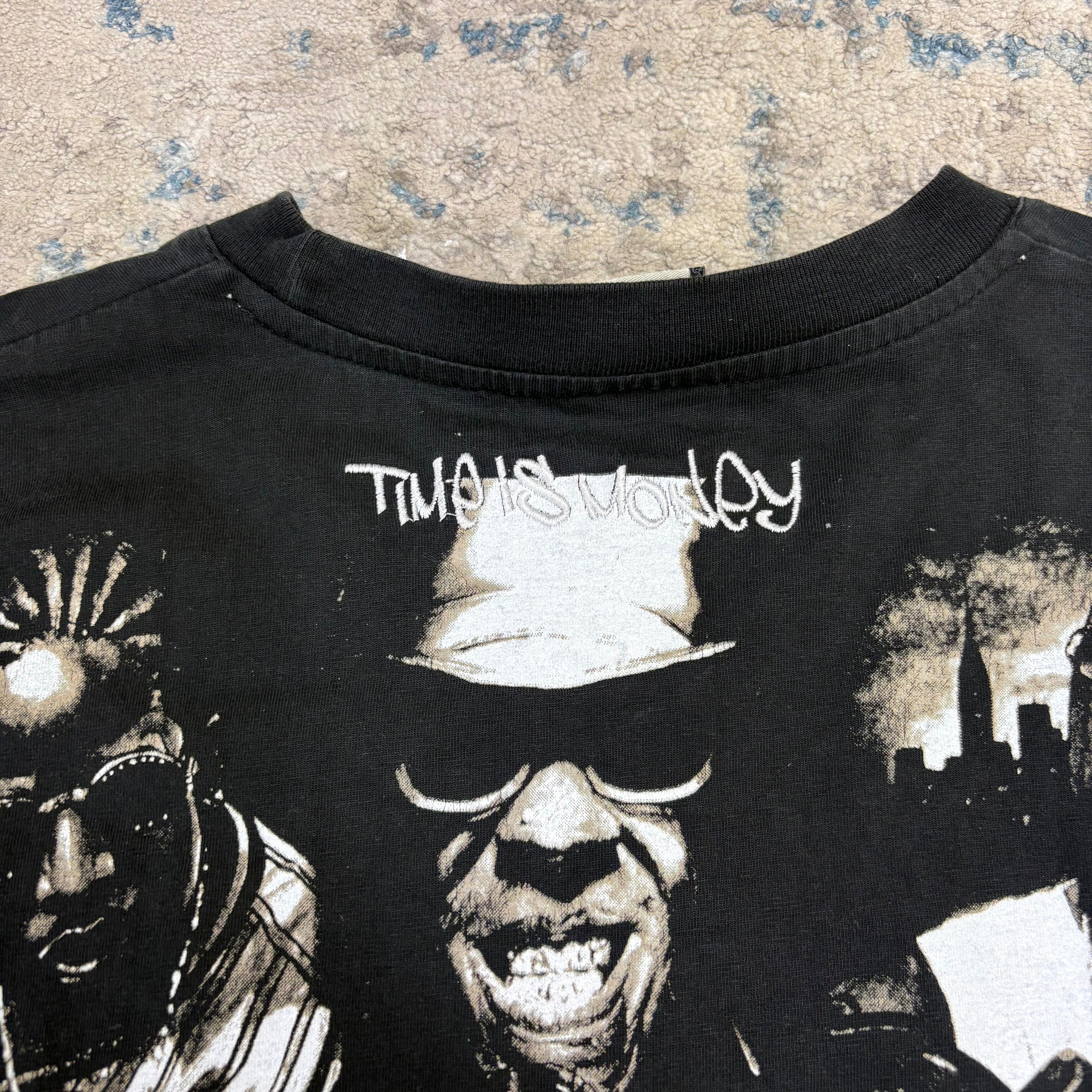 Vintage Tupac Rap Tee – All Over Print Hip Hop Graphic T-Shirt (2Pac / Biggie / 90s Style)