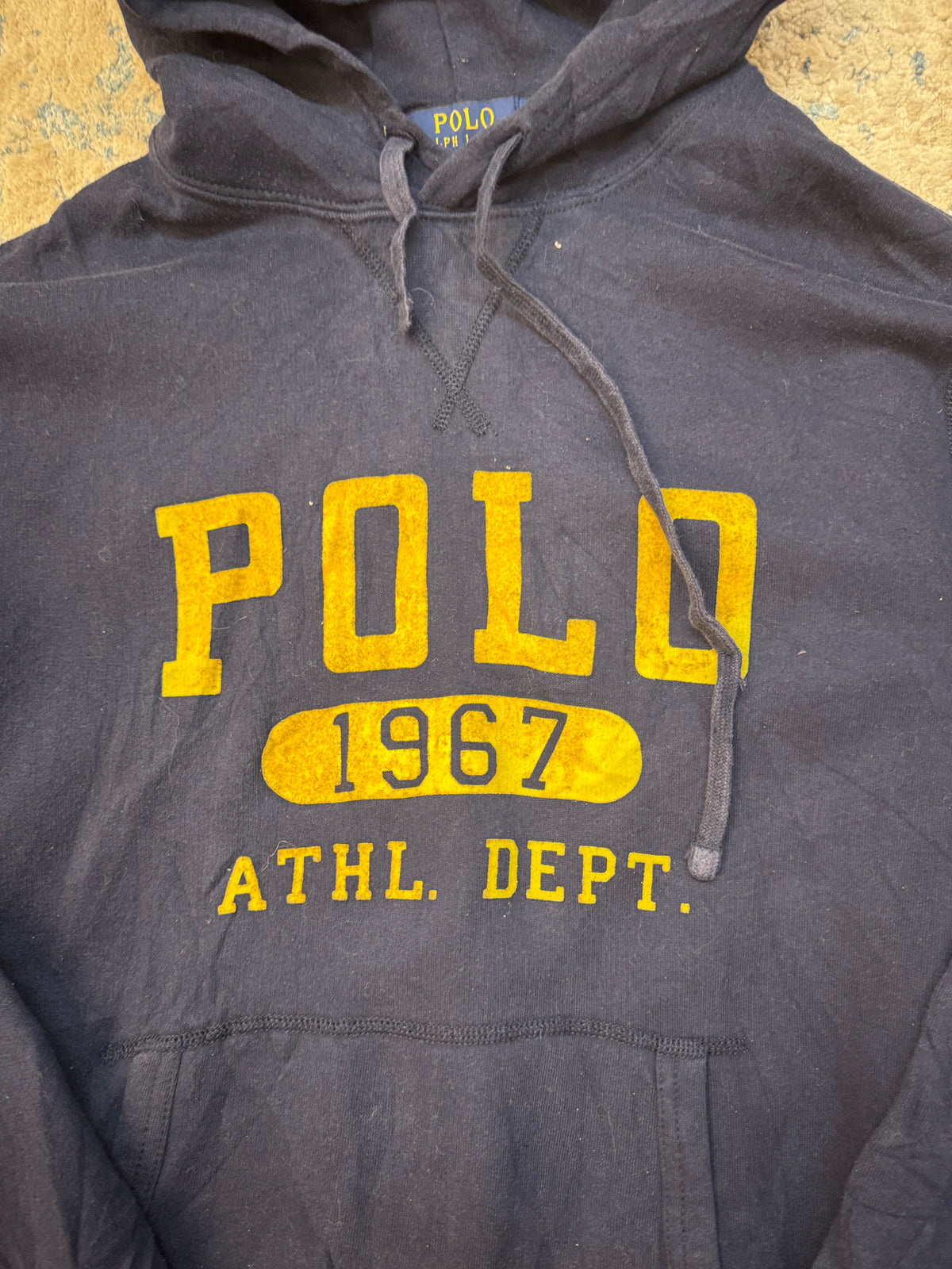 Vintage Polo Ralph Lauren 1967 Navy Hoodie – Size M